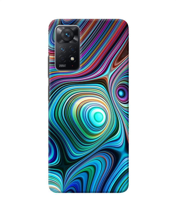 Abstract coloful waves Redmi Note 11 Pro Back Cover