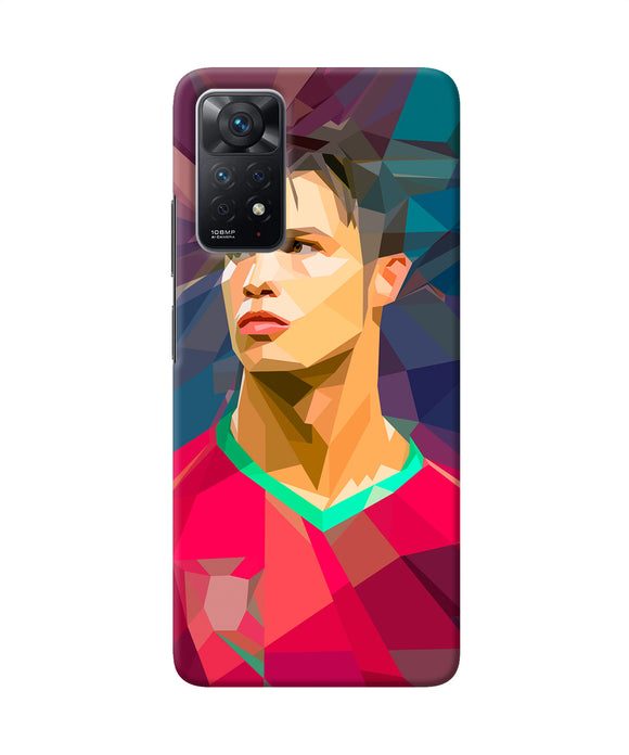 Abstract ronaldo Redmi Note 11 Pro Back Cover