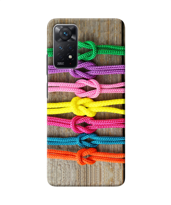 Colorful shoelace Redmi Note 11 Pro Back Cover