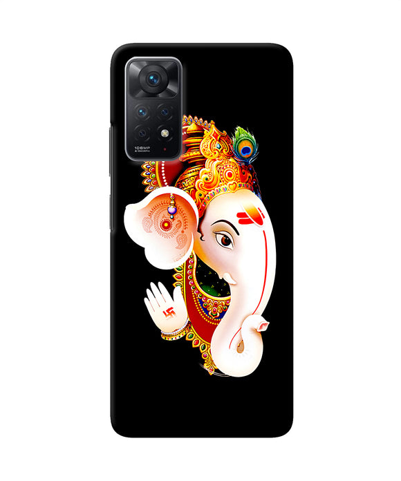 Lord ganesh face Redmi Note 11 Pro Back Cover