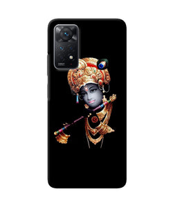 Lord krishna with fluet Redmi Note 11 Pro Back Cover