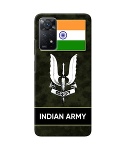 Indian flag balidan logo Redmi Note 11 Pro Back Cover