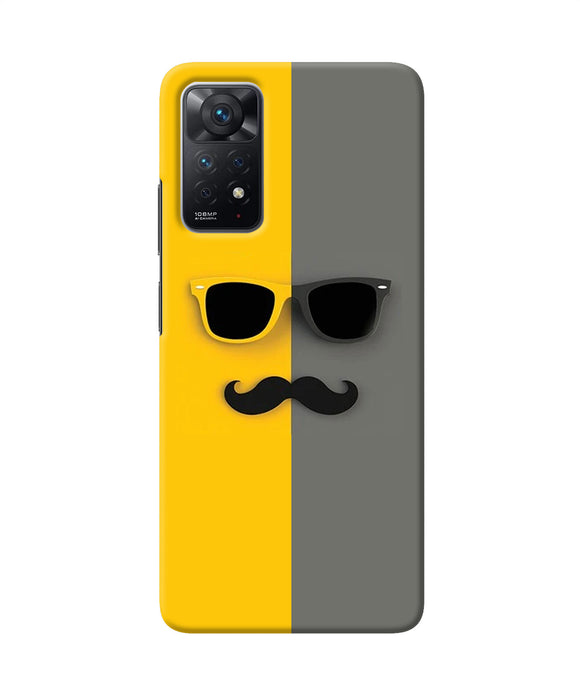 Mustache glass Redmi Note 11 Pro Back Cover