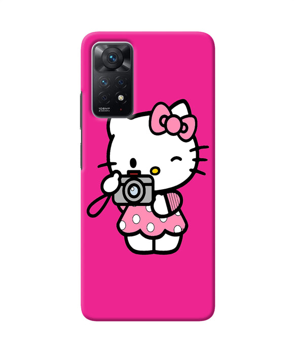 Hello kitty cam pink Redmi Note 11 Pro Back Cover