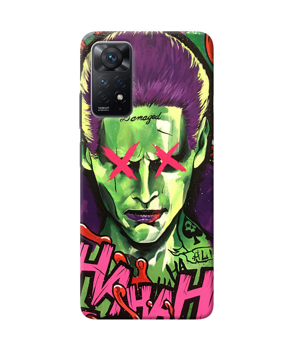 Damaged joker anim Redmi Note 11 Pro Back Cover