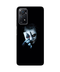 Joker dark knight card Redmi Note 11 Pro Back Cover