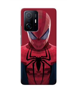 Spiderman Art Mi 11T Pro 5G Real 4D Back Cover