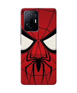 Spiderman Face Mi 11T Pro 5G Real 4D Back Cover