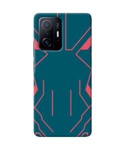 Superman Techno Mi 11T Pro 5G Real 4D Back Cover