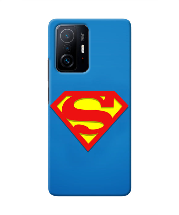 Superman Blue Mi 11T Pro 5G Real 4D Back Cover