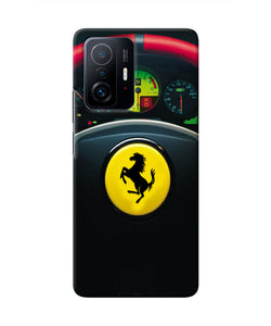 Ferrari Steeriing Wheel Mi 11T Pro 5G Real 4D Back Cover