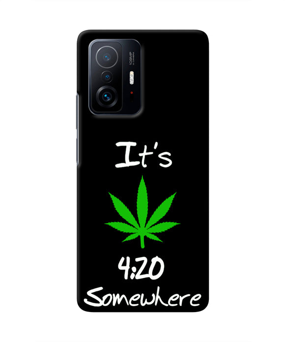 Weed Quote Mi 11T Pro 5G Real 4D Back Cover