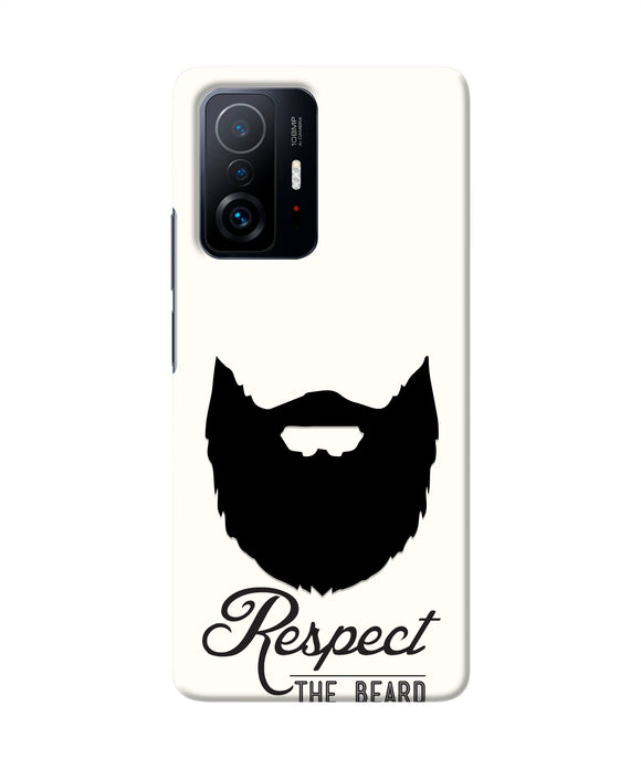 Respect the Beard Mi 11T Pro 5G Real 4D Back Cover