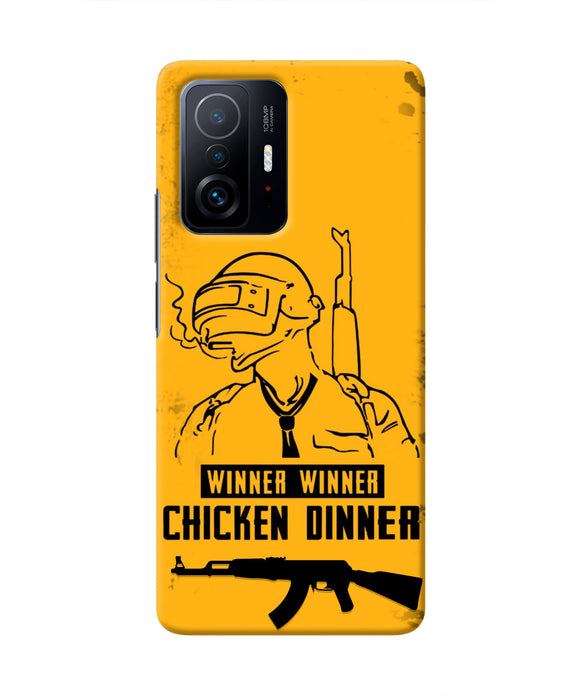 PUBG Chicken Dinner Mi 11T Pro 5G Real 4D Back Cover