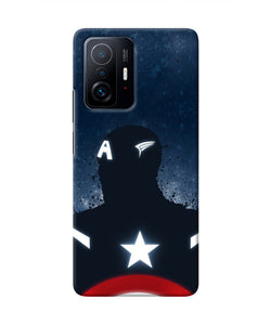 Captain america Shield Mi 11T Pro 5G Real 4D Back Cover