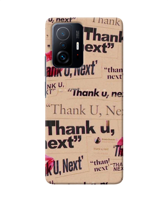 Thank you next Mi 11T Pro 5G Back Cover