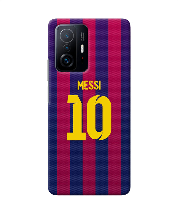 Messi 10 tshirt Mi 11T Pro 5G Back Cover
