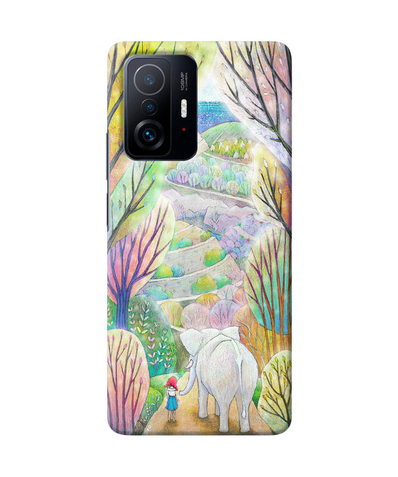 Natual elephant girl Mi 11T Pro 5G Back Cover