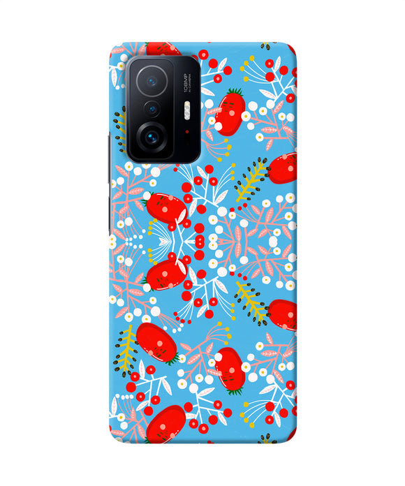 Small red animation pattern Mi 11T Pro 5G Back Cover