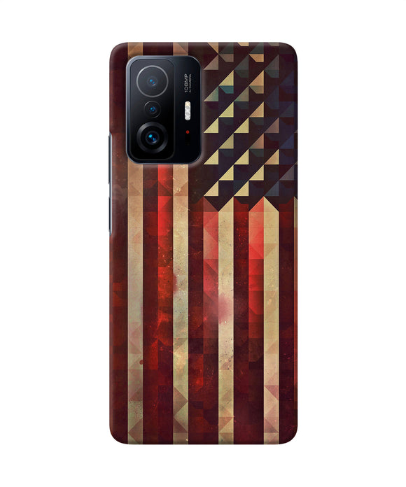 Vintage US flag Mi 11T Pro 5G Back Cover