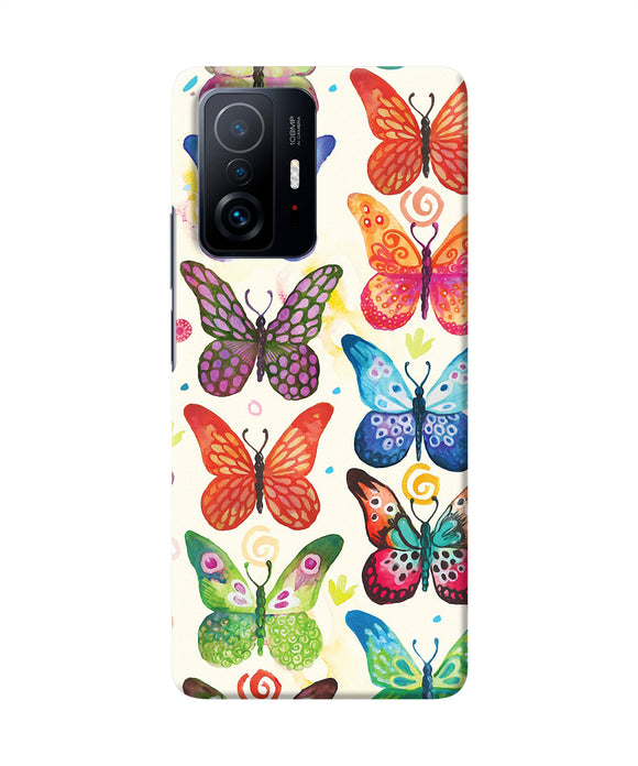 Abstract butterfly print Mi 11T Pro 5G Back Cover
