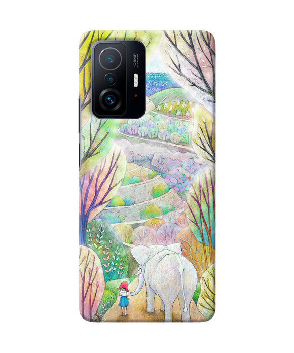 Natual elephant girl Mi 11T Pro 5G Back Cover