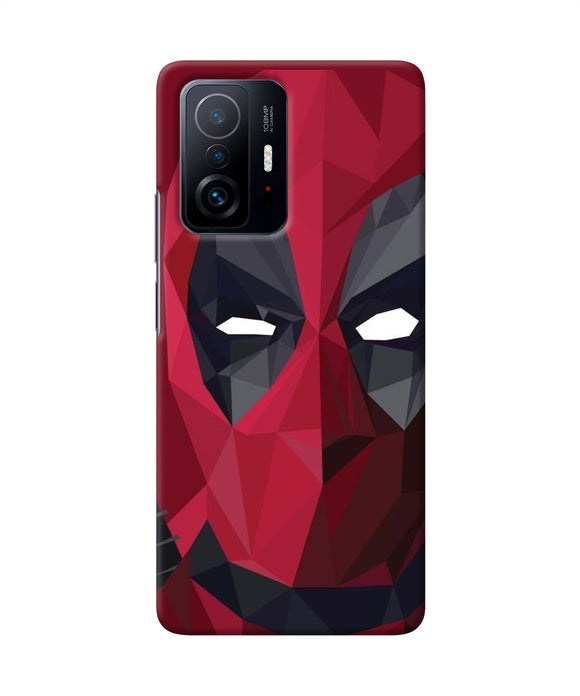 Abstract deadpool mask Mi 11T Pro 5G Back Cover