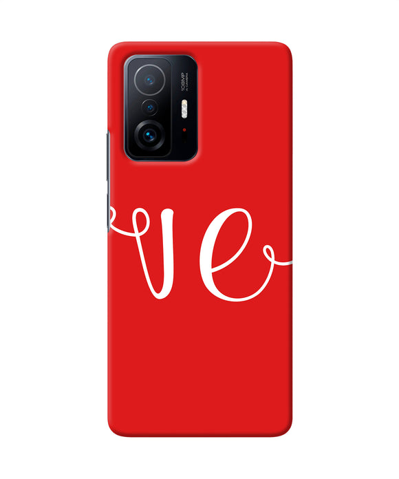 Love two Mi 11T Pro 5G Back Cover