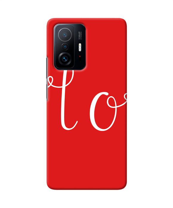 Love one Mi 11T Pro 5G Back Cover