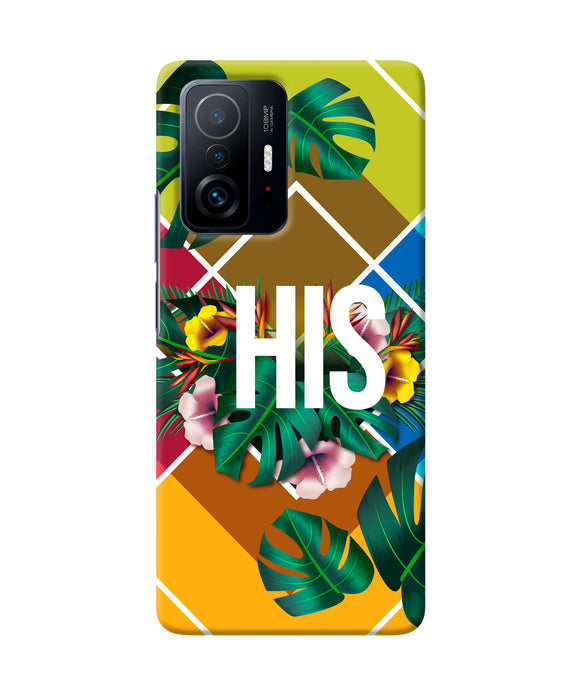 His her one Mi 11T Pro 5G Back Cover