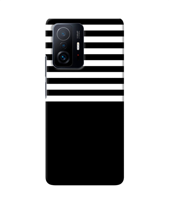 Black and white print Mi 11T Pro 5G Back Cover