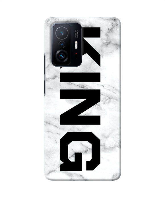King marble text Mi 11T Pro 5G Back Cover