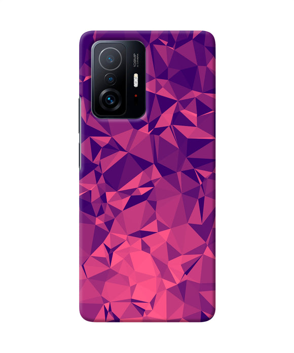 Abstract red blue shine Mi 11T Pro 5G Back Cover