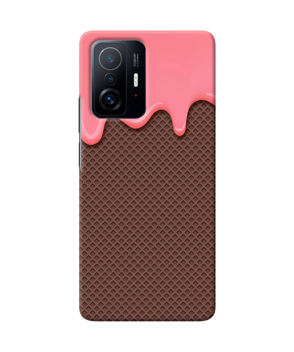 Waffle cream biscuit Mi 11T Pro 5G Back Cover