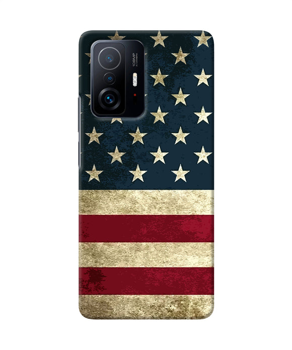 Vintage US flag Mi 11T Pro 5G Back Cover