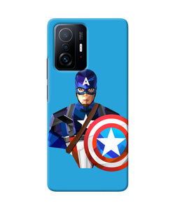 Captain america character Mi 11T Pro 5G Back Cover