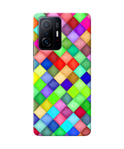 Abstract colorful squares Mi 11T Pro 5G Back Cover