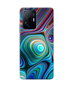 Abstract coloful waves Mi 11T Pro 5G Back Cover