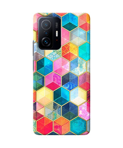 Abstract color box Mi 11T Pro 5G Back Cover