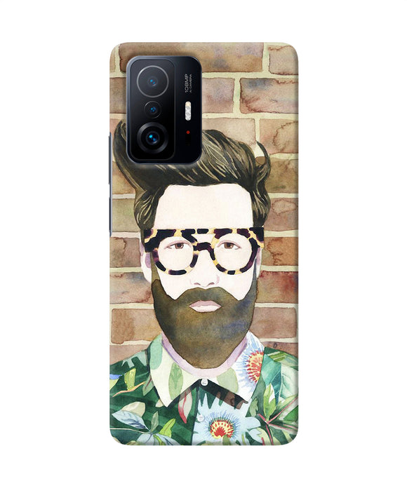 Beard man with glass Mi 11T Pro 5G Back Cover