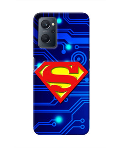 Superman Abstract Realme 9i Real 4D Back Cover