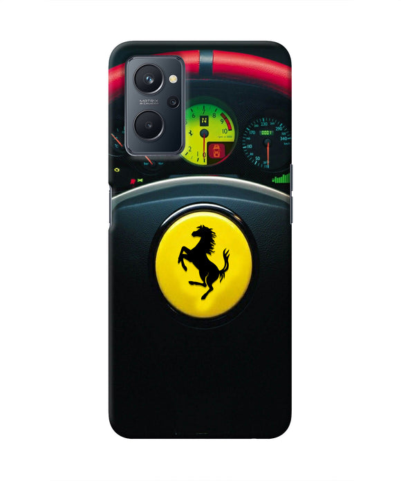 Ferrari Steeriing Wheel Realme 9i Real 4D Back Cover