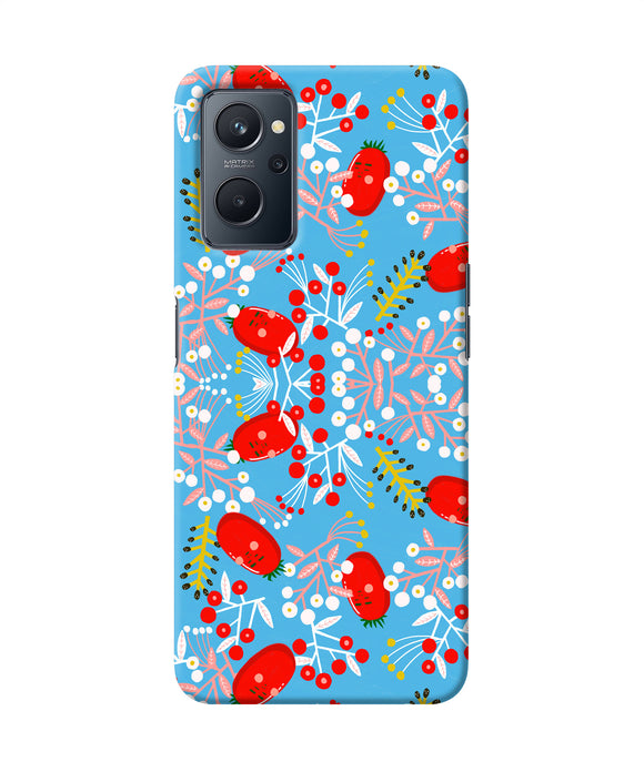 Small red animation pattern Realme 9i Back Cover