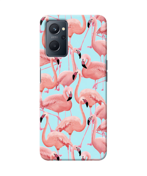 Abstract sheer bird print Realme 9i Back Cover