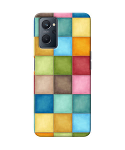 Abstract colorful squares Realme 9i Back Cover