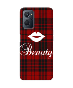 Beauty red square Realme 9i Back Cover