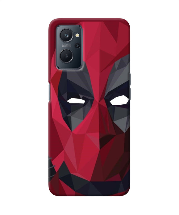 Abstract deadpool mask Realme 9i Back Cover