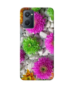 Natural flower stones Realme 9i Back Cover