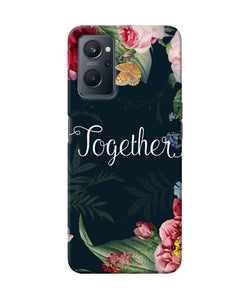 Together flower Realme 9i Back Cover