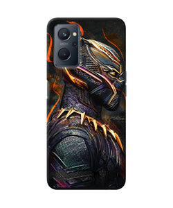 Black panther side face Realme 9i Back Cover